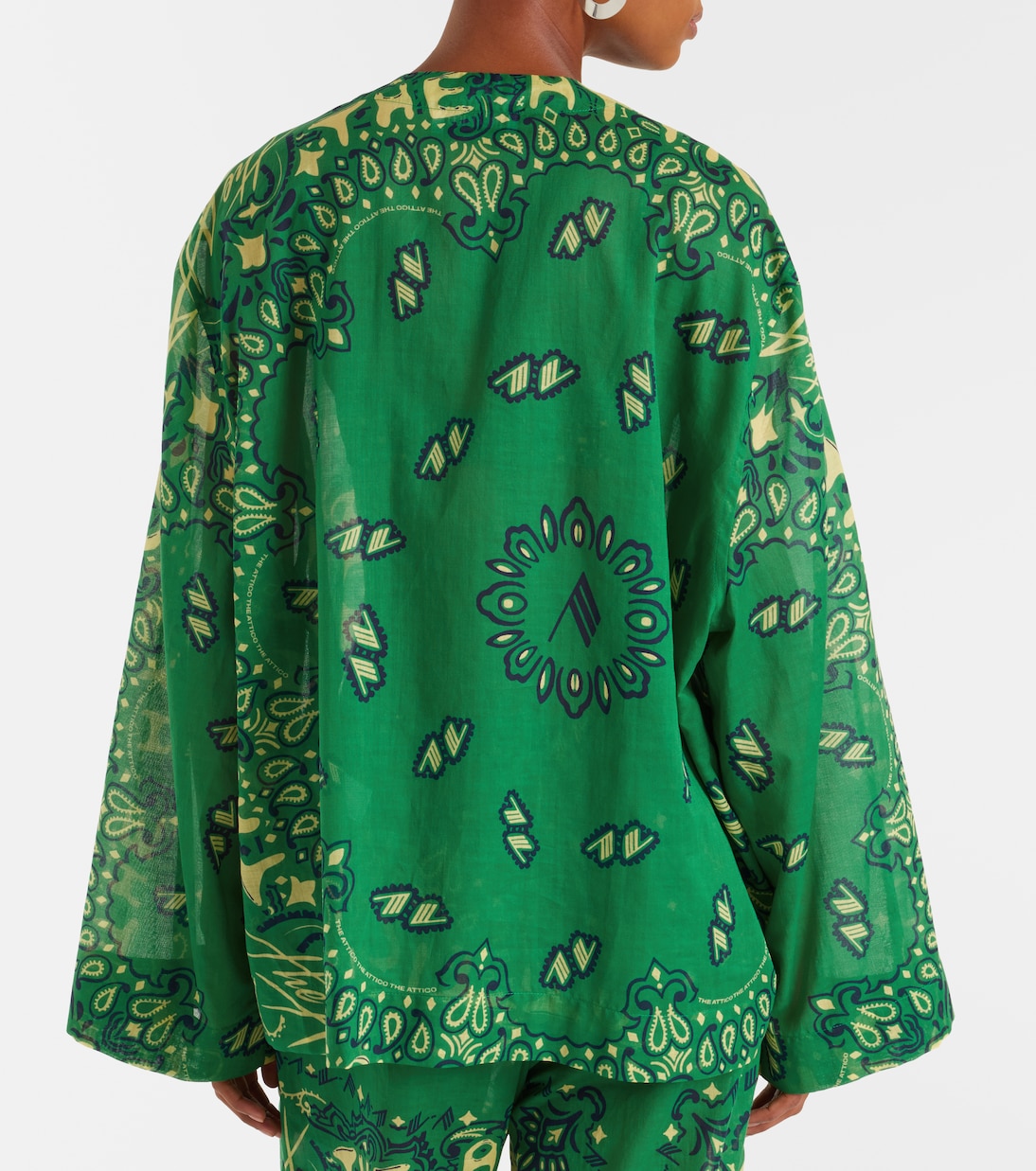 Top Bandana oversize en coton | The Attico