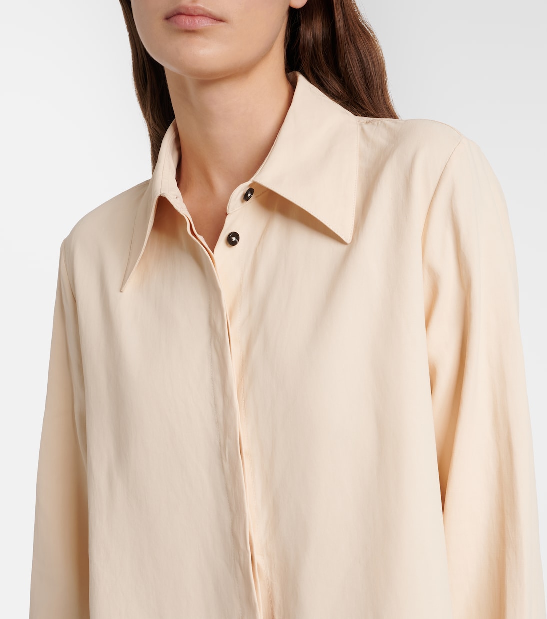 Oversized linen shirt dress | Jil Sander