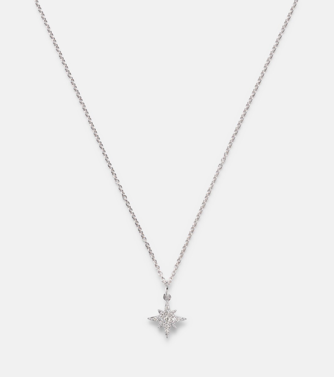 Northern Star 14kt white gold necklace with diamonds  | Stone and Strand