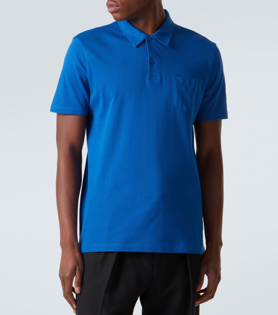 Riviera cotton polo shirt | Sunspel