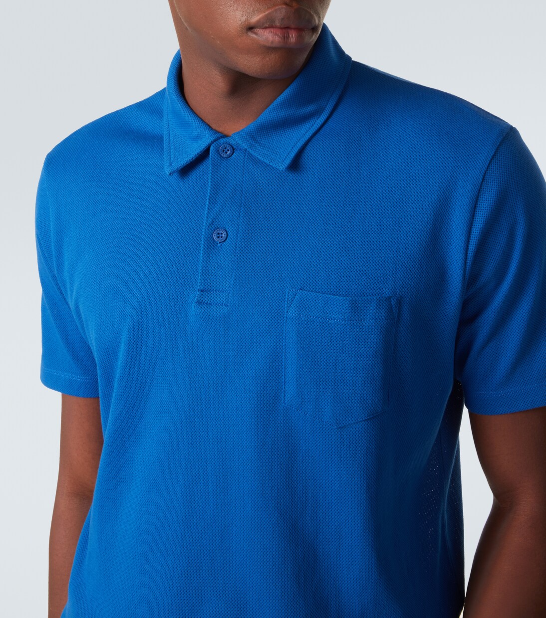Riviera cotton polo shirt | Sunspel