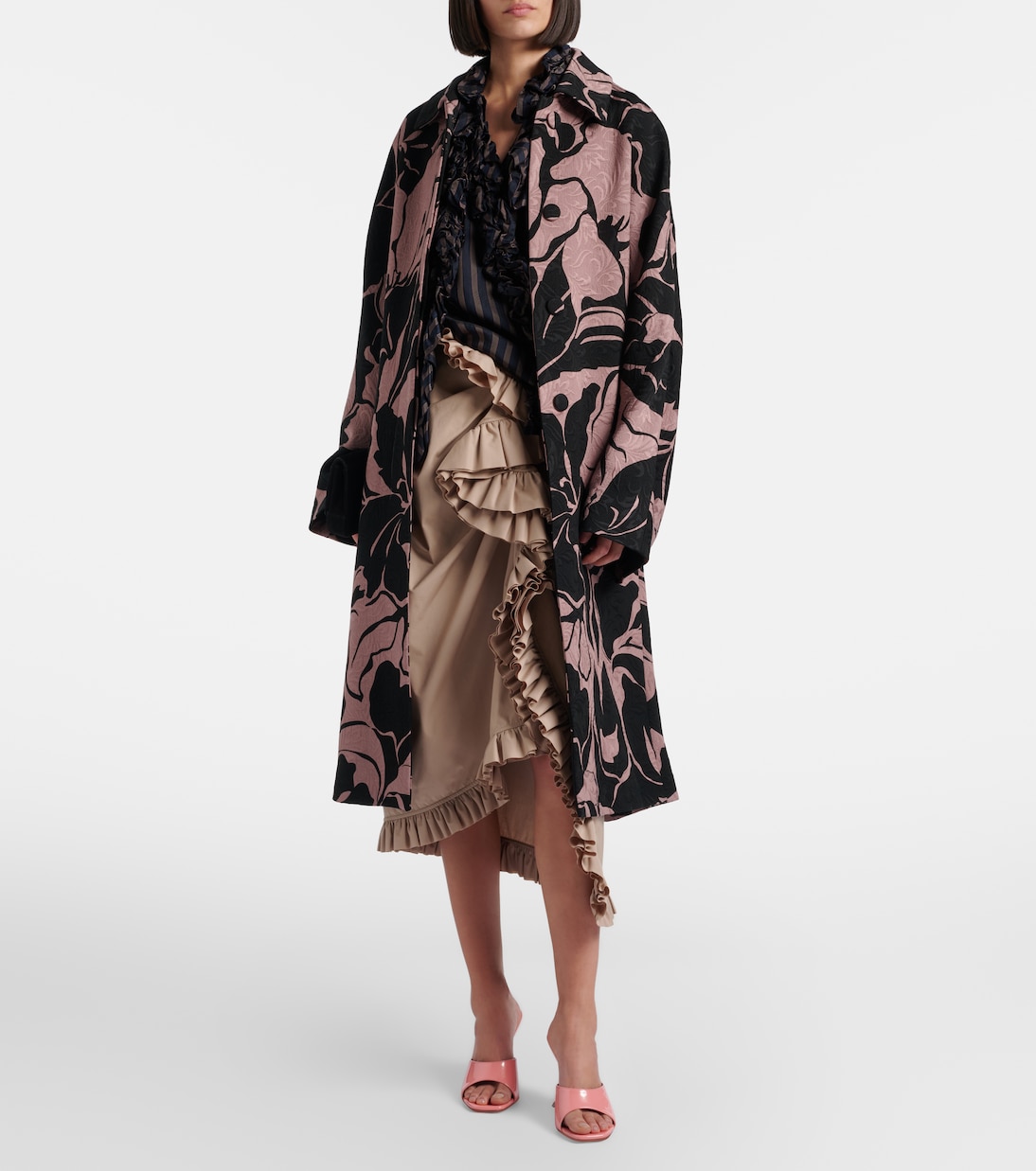 Pantoletten Lupita aus Lackleder  | Amina Muaddi