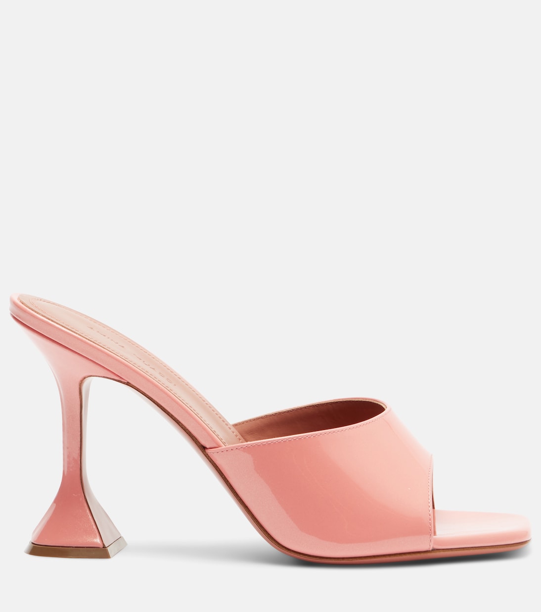 Pantoletten Lupita aus Lackleder  | Amina Muaddi