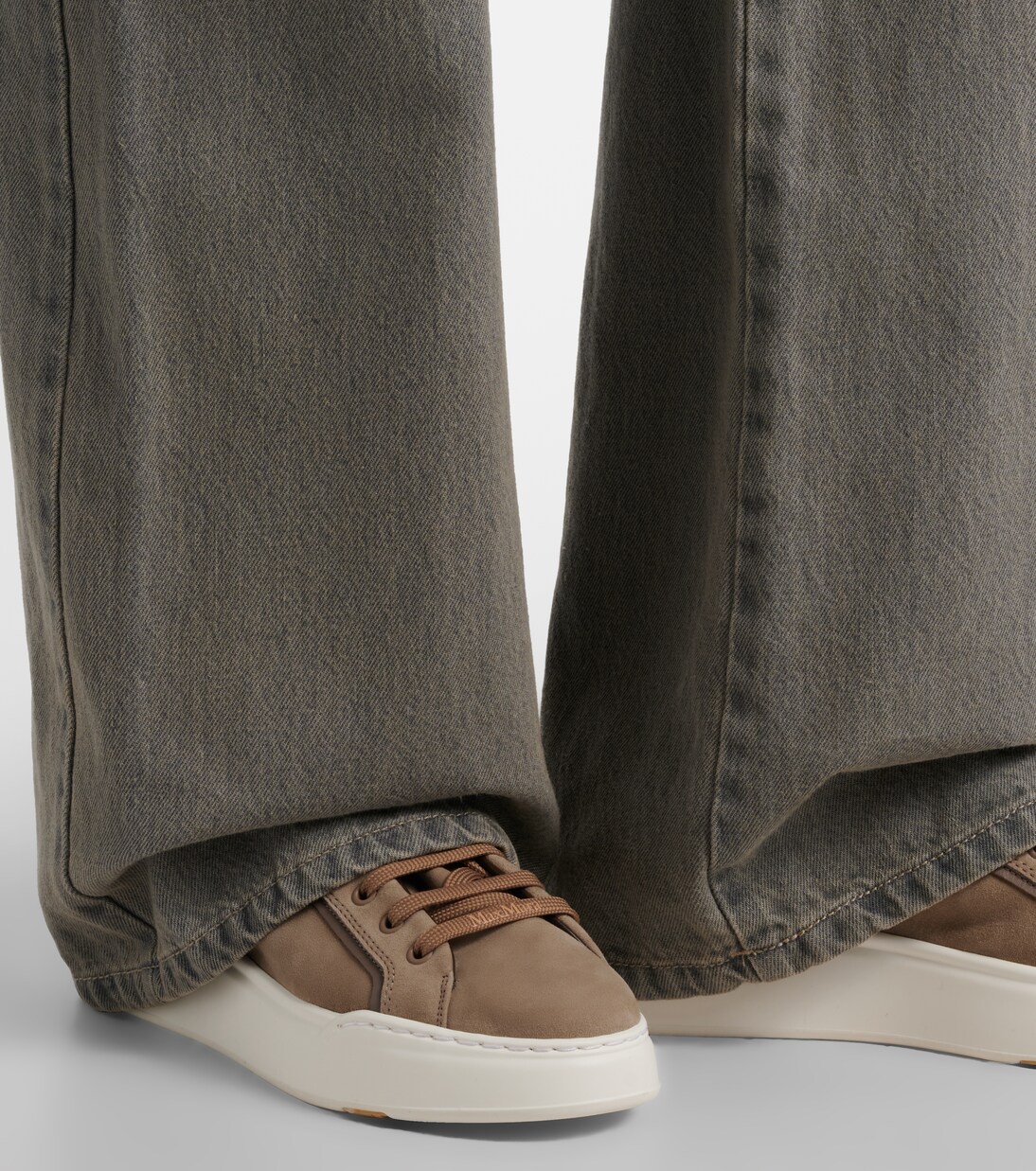 Suede platform sneakers | Max Mara