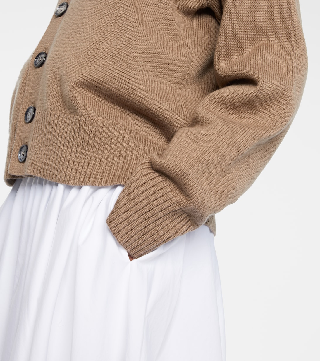 Cardigan Ami de Cœur aus Wolle und Baumwolle | Ami Paris