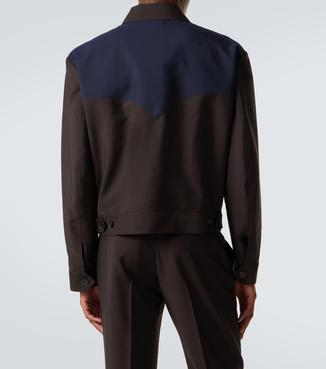 Medusa wool and mohair blouson jacket | Versace