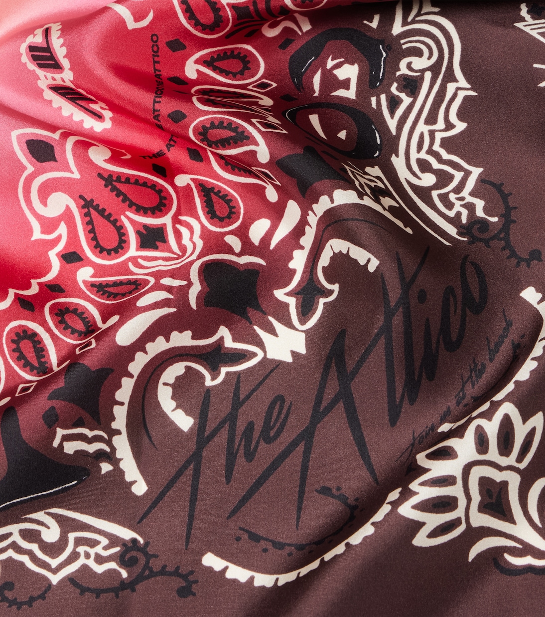 Tuch aus Seide | The Attico