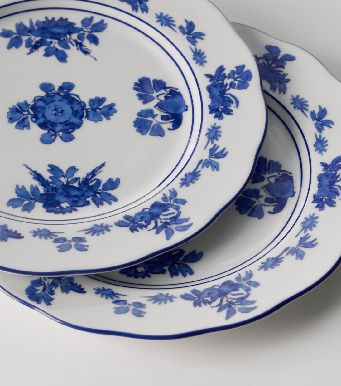 Set di 2 piatti piani Gloria in porcellana | Cabana