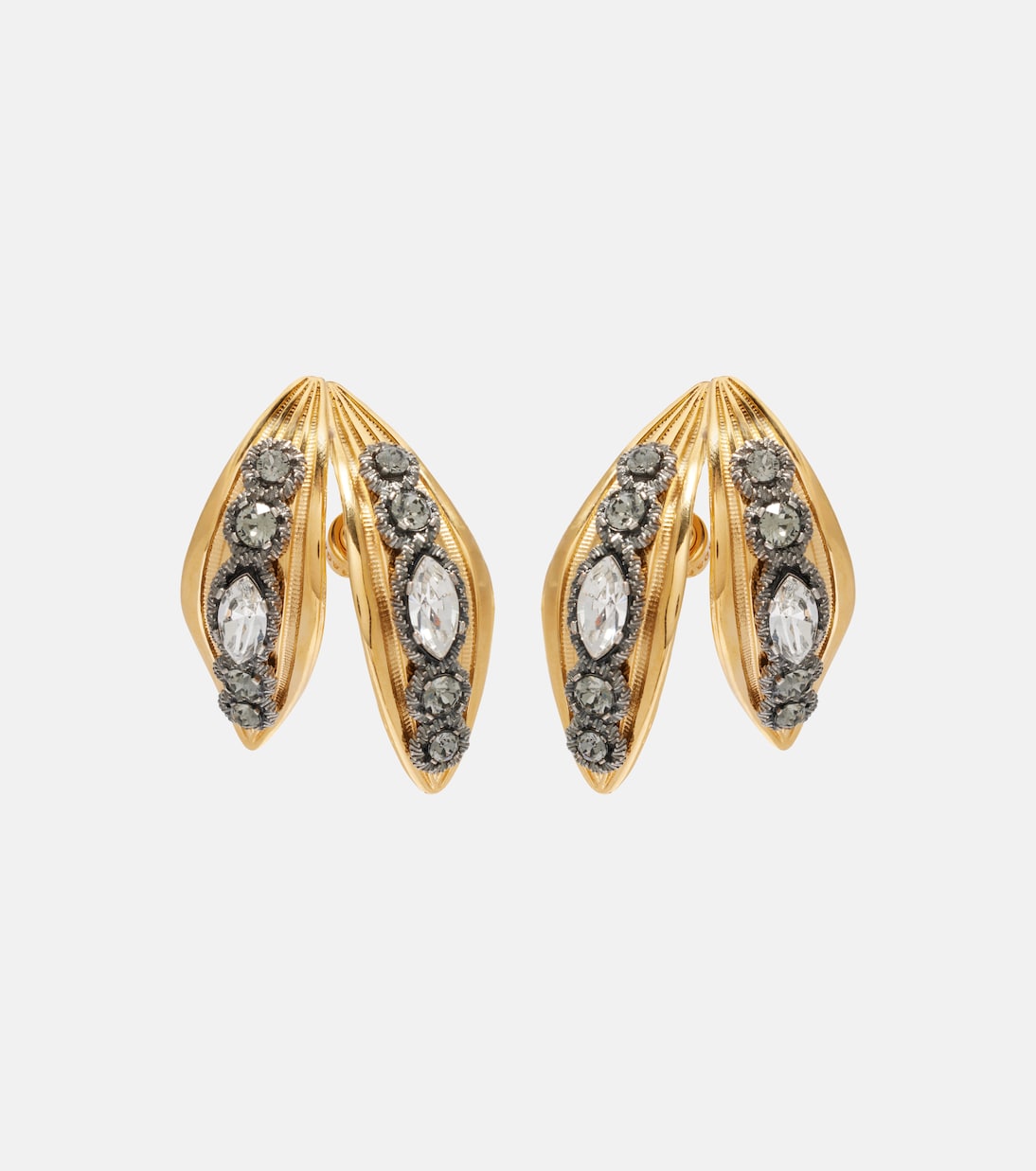 Bloom crystal-embellished earrings | Balenciaga