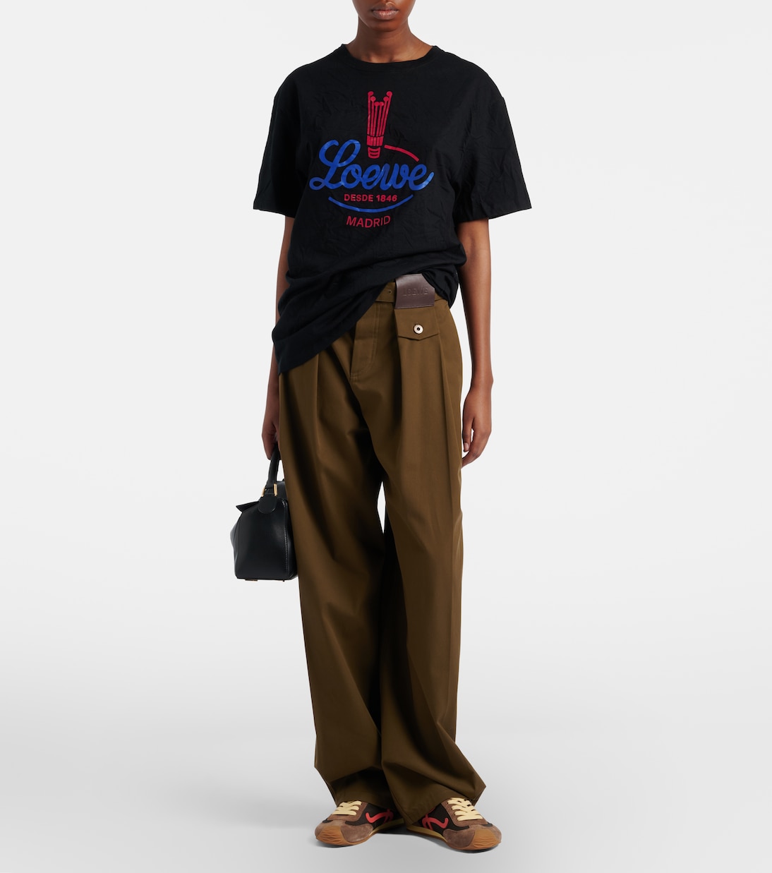 Bedrucktes T-Shirt aus Baumwoll-Jersey | Loewe