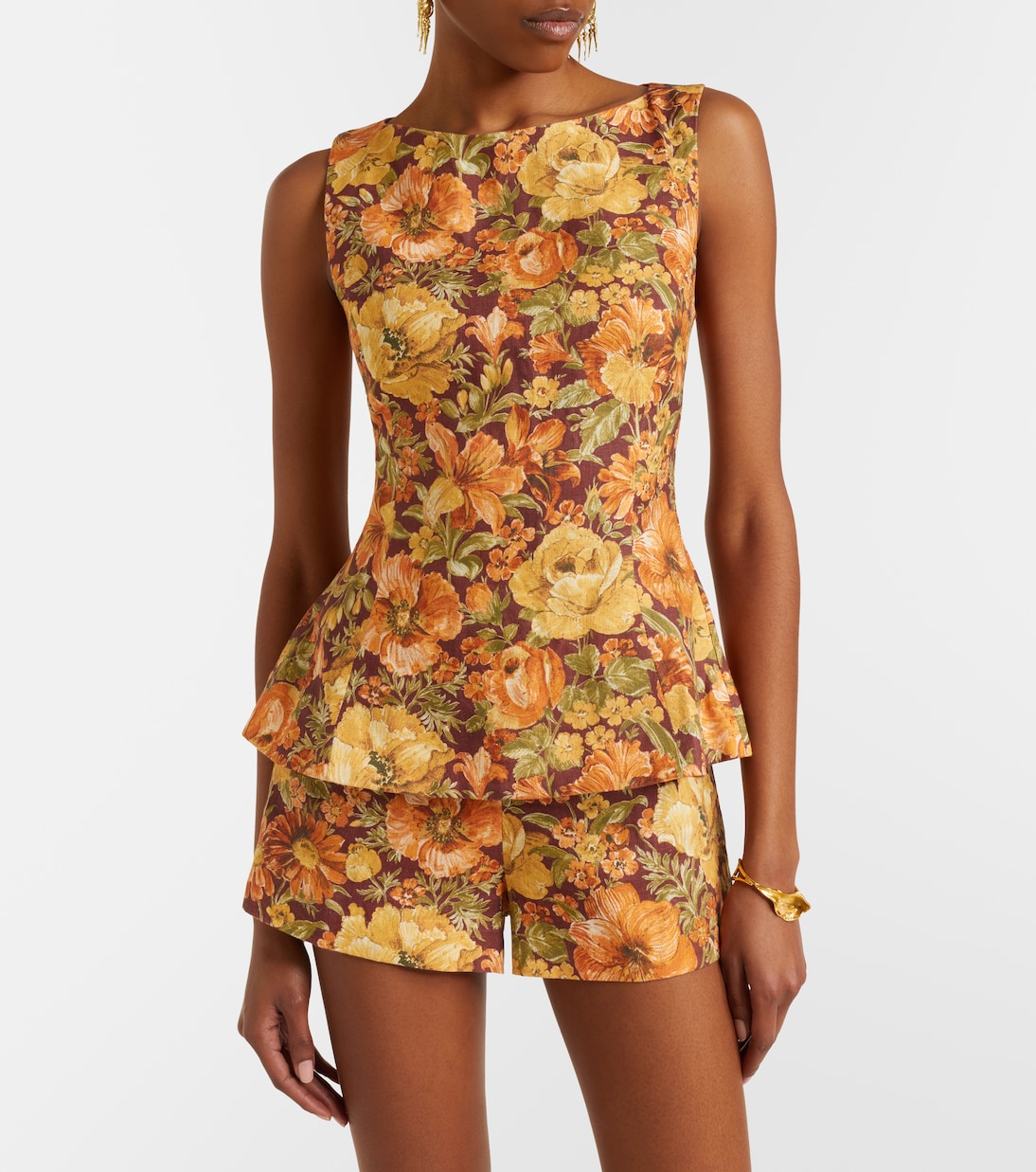 Shorts Lila aus Leinen | Faithfull