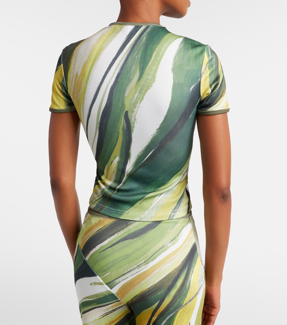 Bedrucktes Top aus Jersey | Christopher Esber