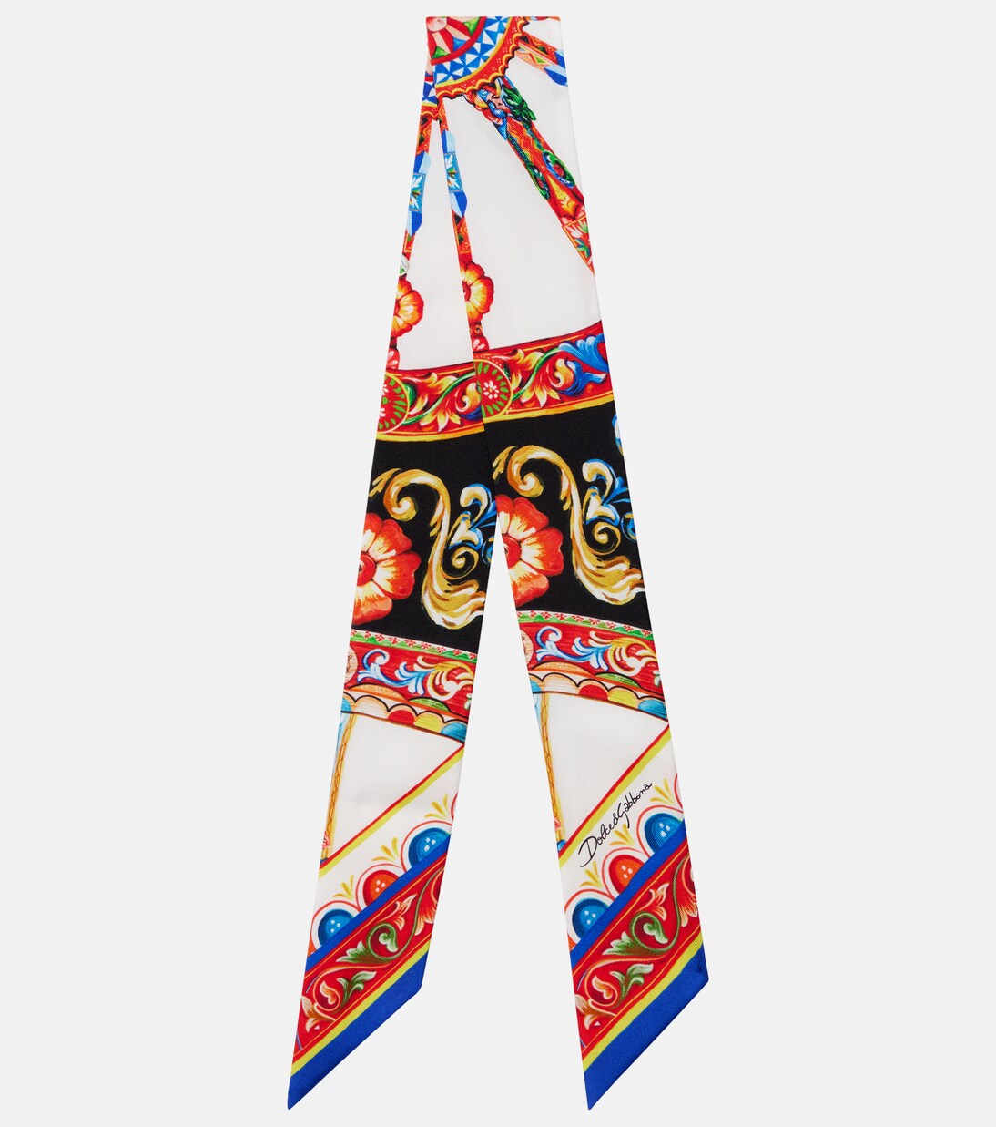 Sciarpa Carretto in twill di seta | Dolce&Gabbana