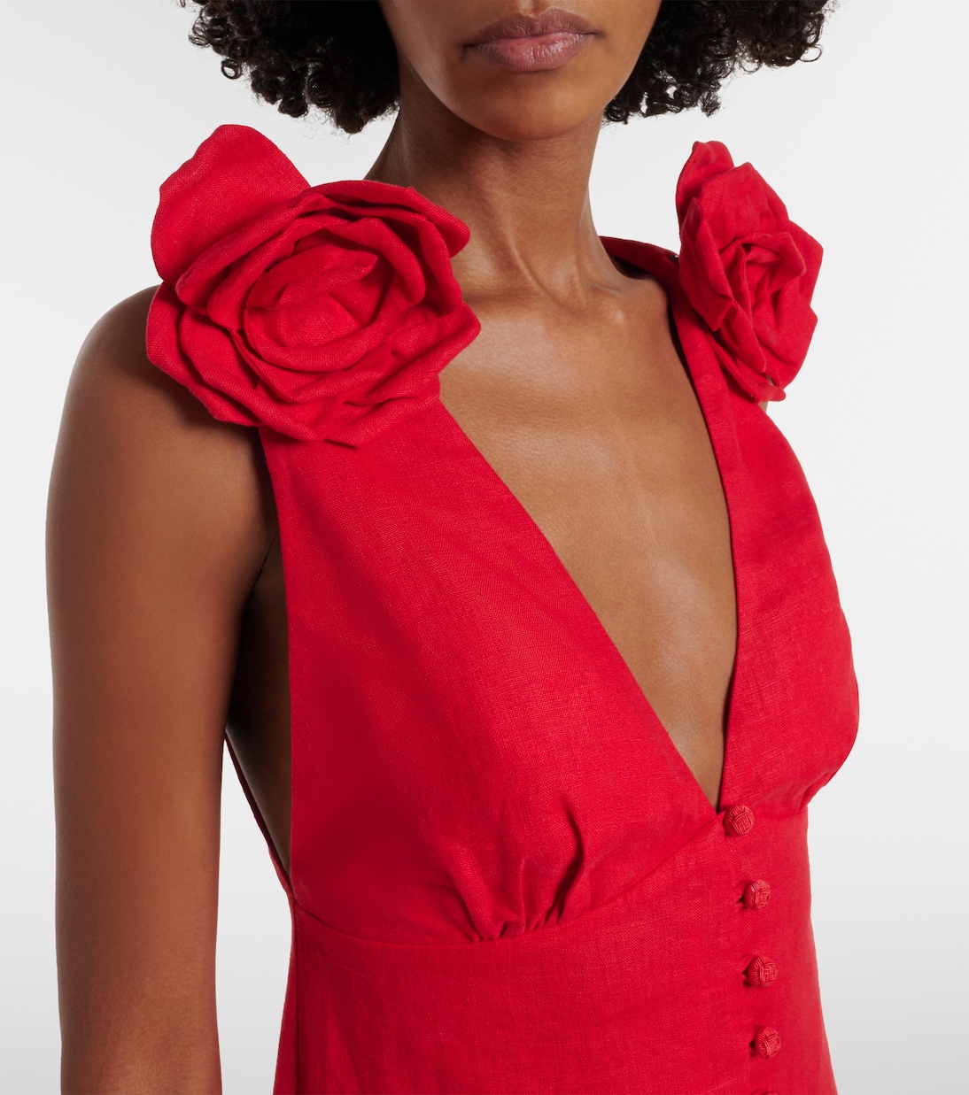 Midikleid aus Leinen | Farm Rio