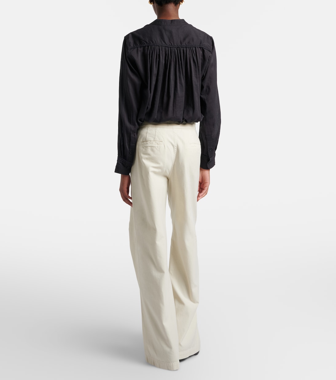 Reed cotton wide-leg pants | Nili Lotan