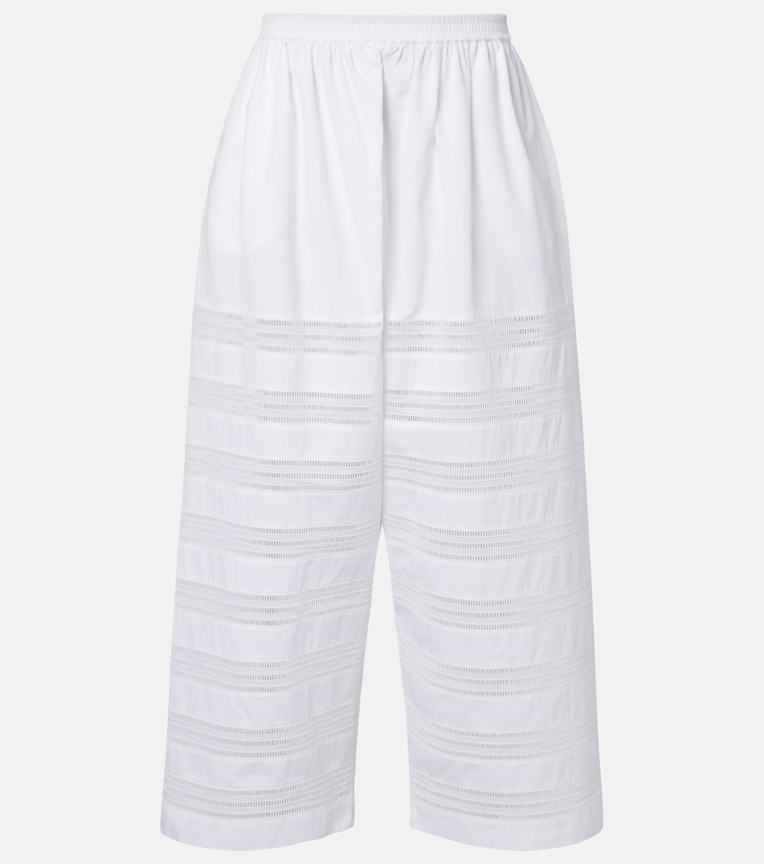 Cotton poplin wide-leg culottes | Alaïa