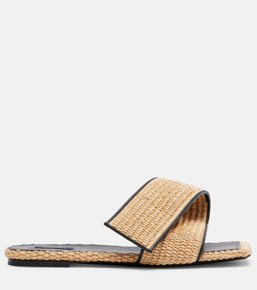 Twisted Ribbon leather-trimmed sandals | Givenchy