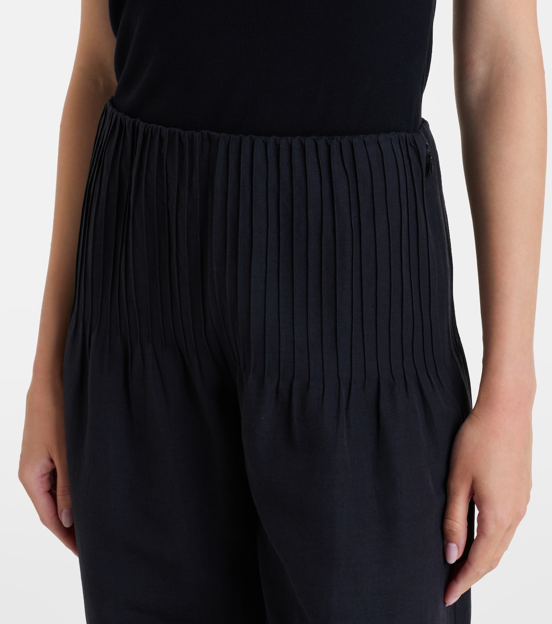 Pantalon ballon en coton et lin | Vince