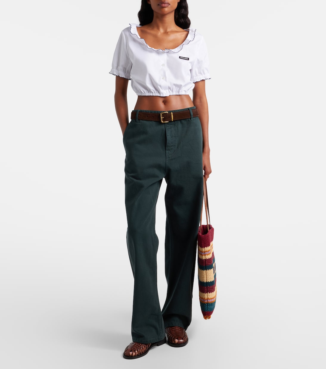 Top court en coton  | Miu Miu