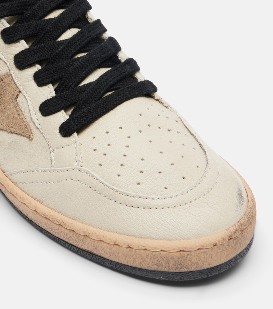 Ball Star leopard-print leather sneakers | Golden Goose