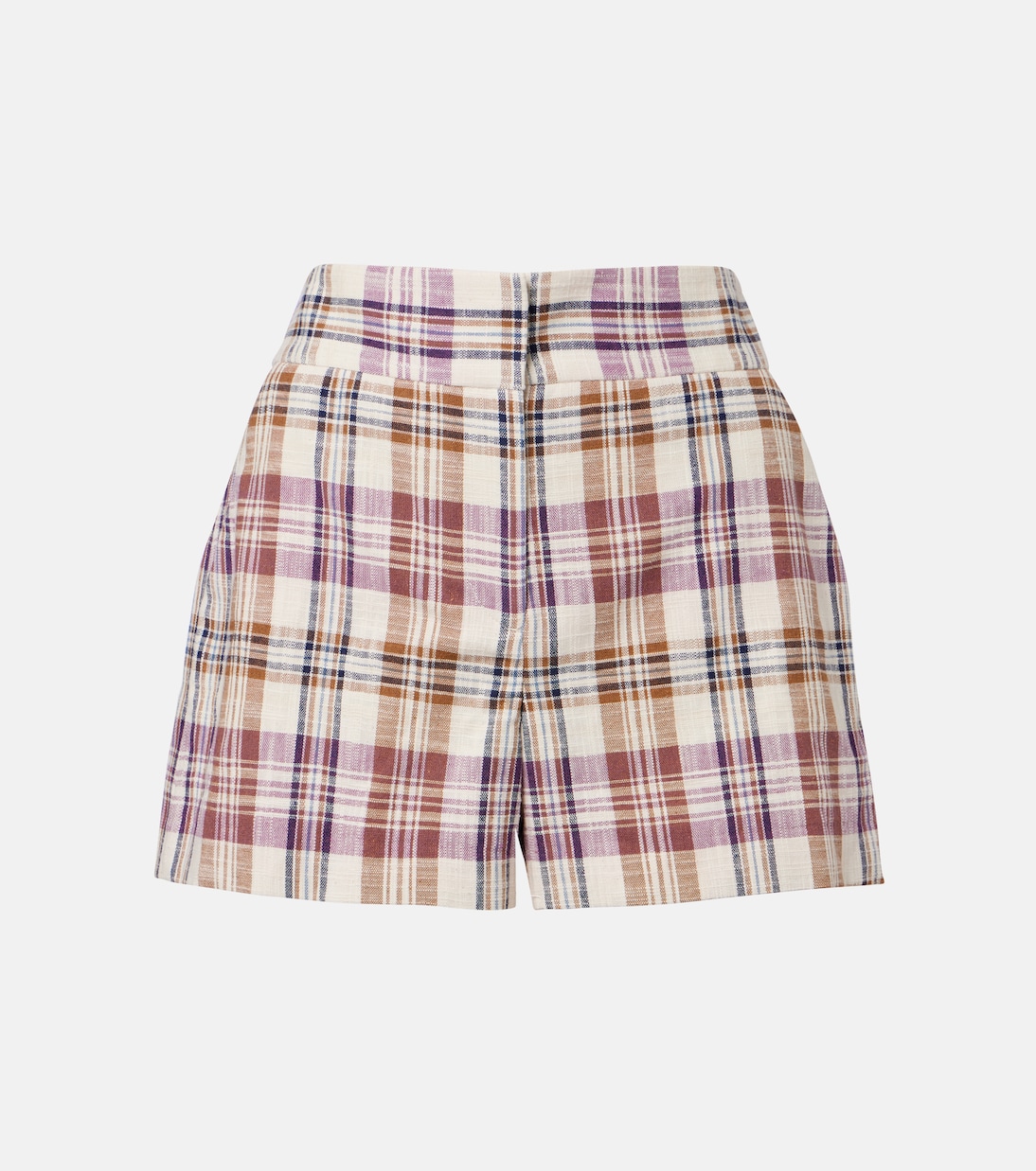Allen cotton-blend plaid shorts | Veronica Beard