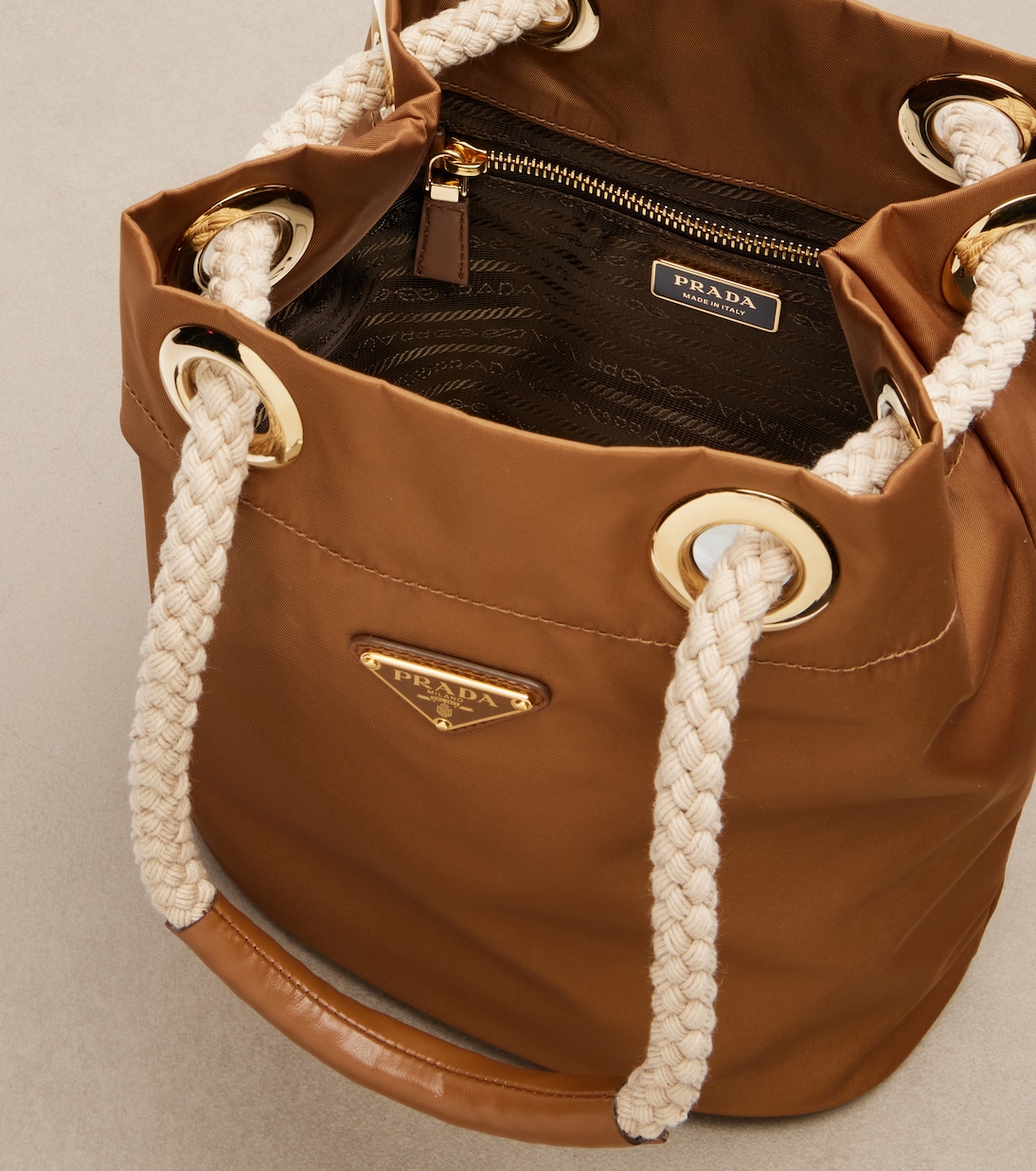 Prada Mariner Re-Nylon Small bucket bag | Prada