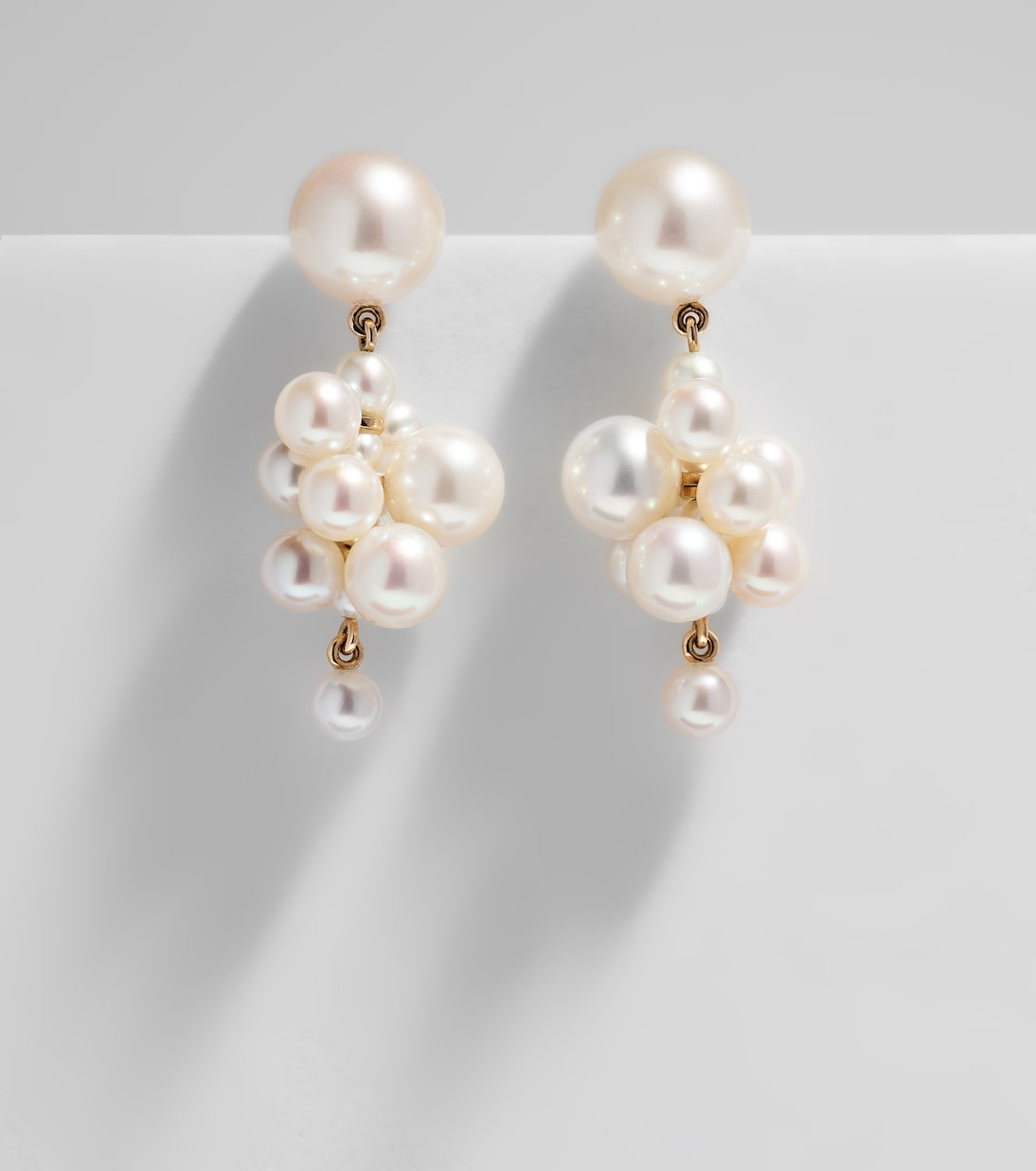 Pendientes Botticelli de oro de 14 ct con perlas | Sophie Bille Brahe