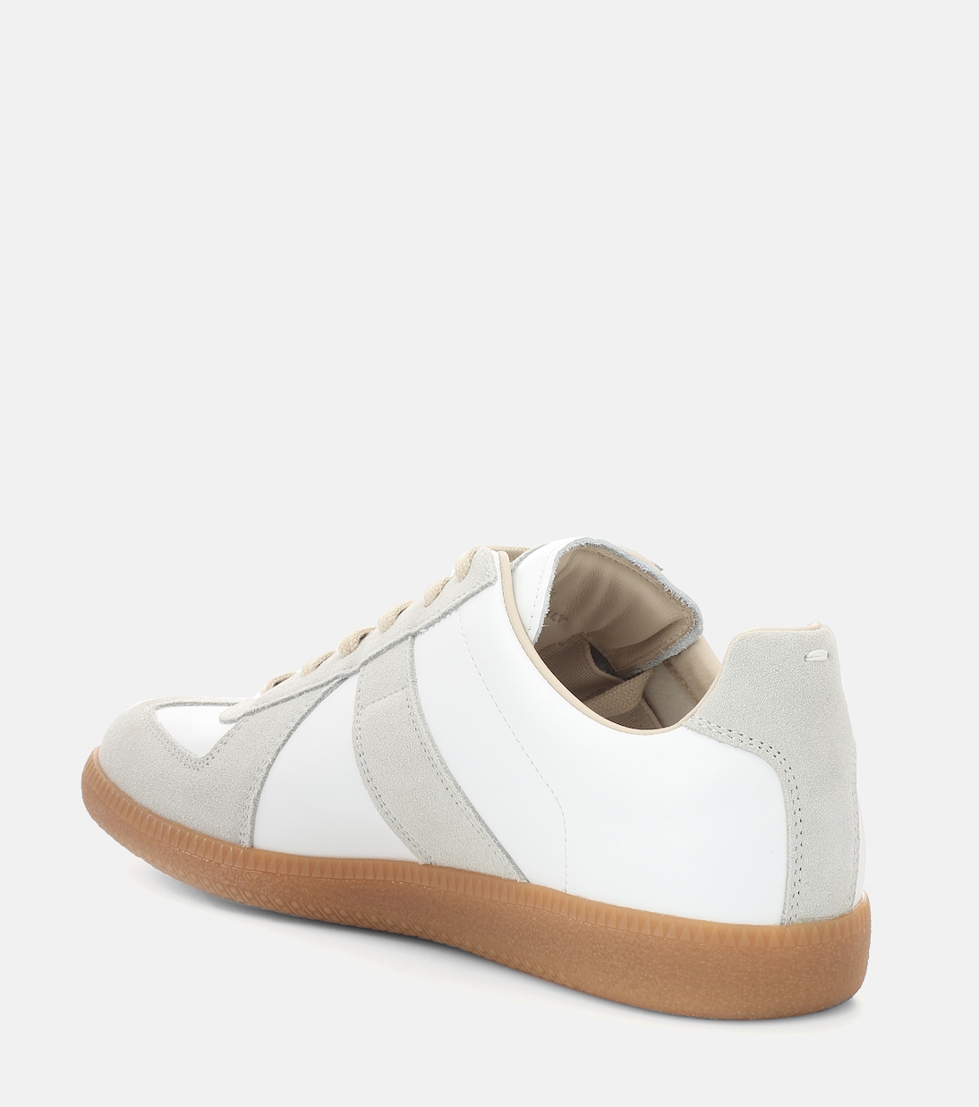 Replica leather and suede sneakers | Maison Margiela