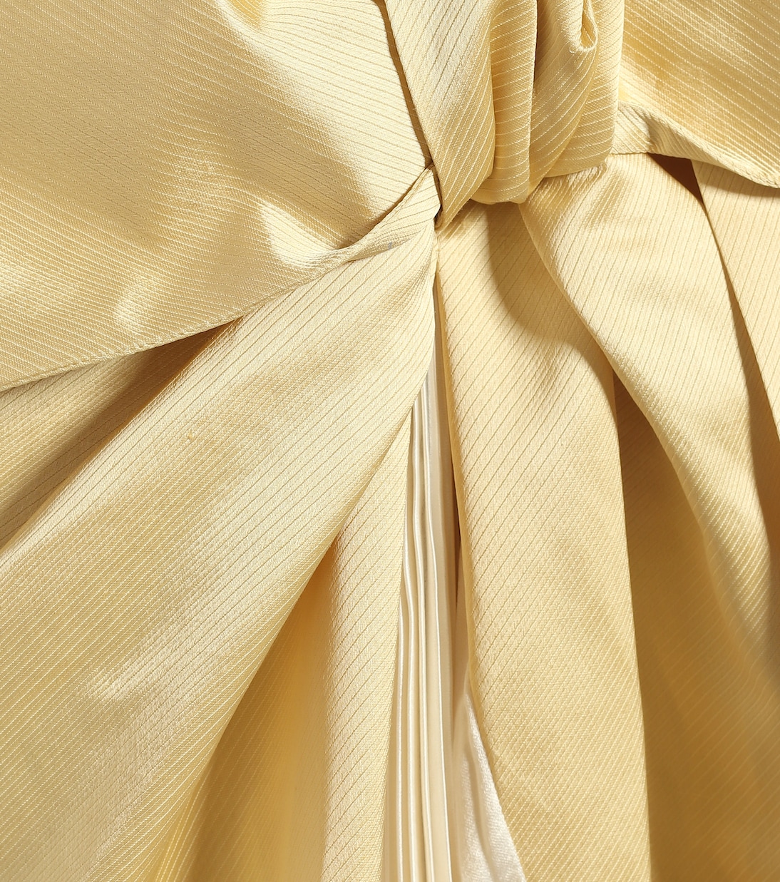 Robe midi à nœud en satin | Marni