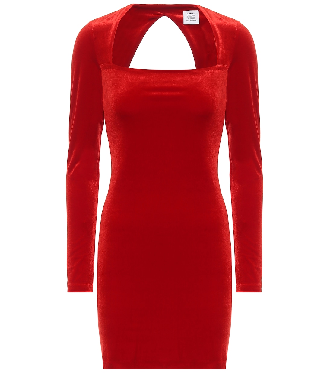 Miniabito in velluto | Vetements