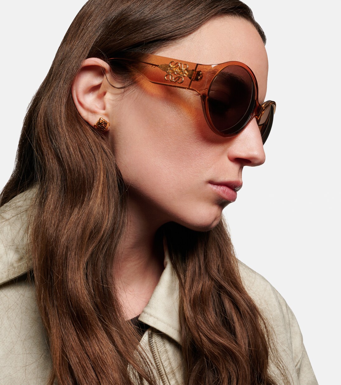 Anagram round sunglasses | Loewe