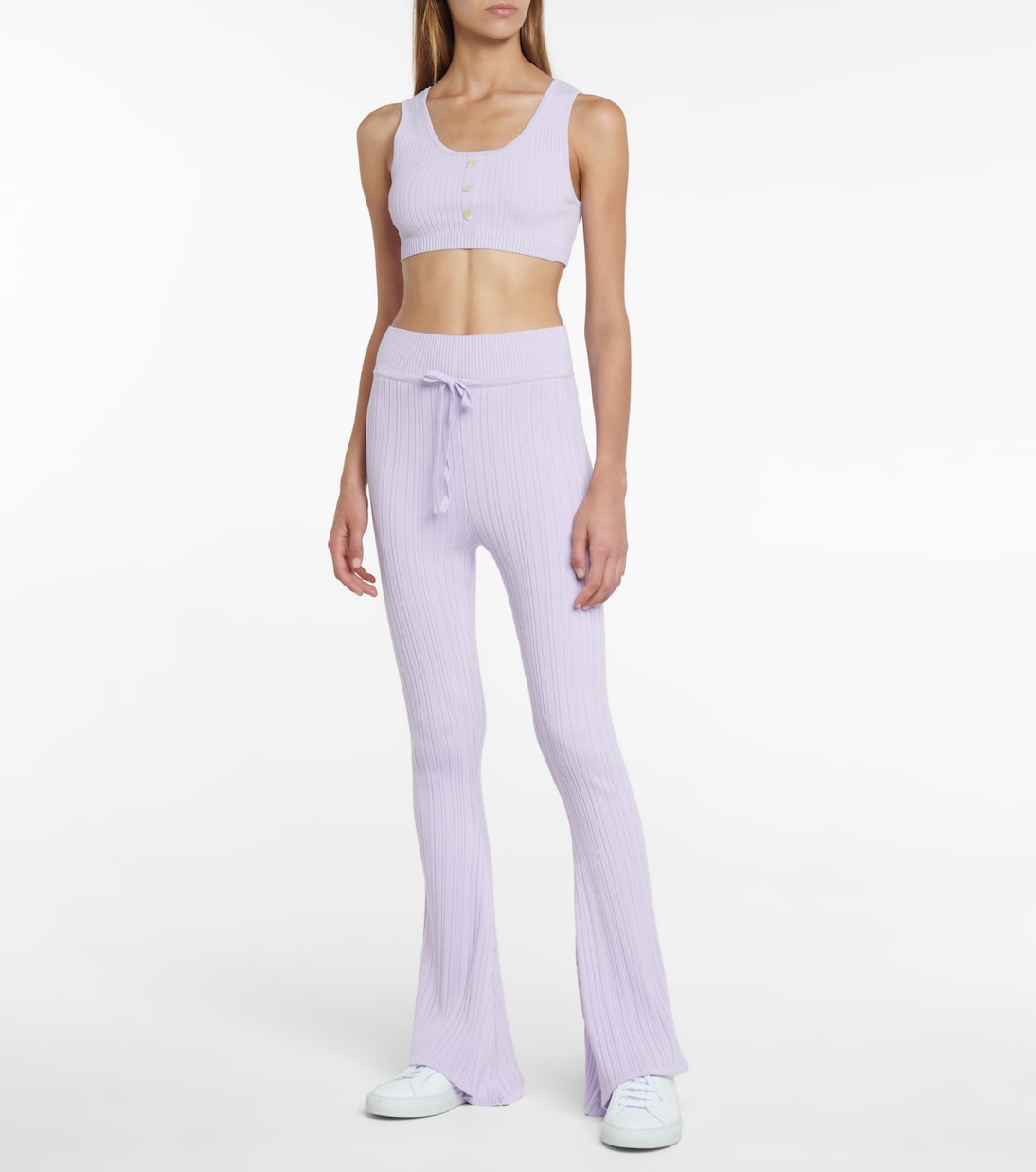 Henley ribbed-knit bralette | Live The Process