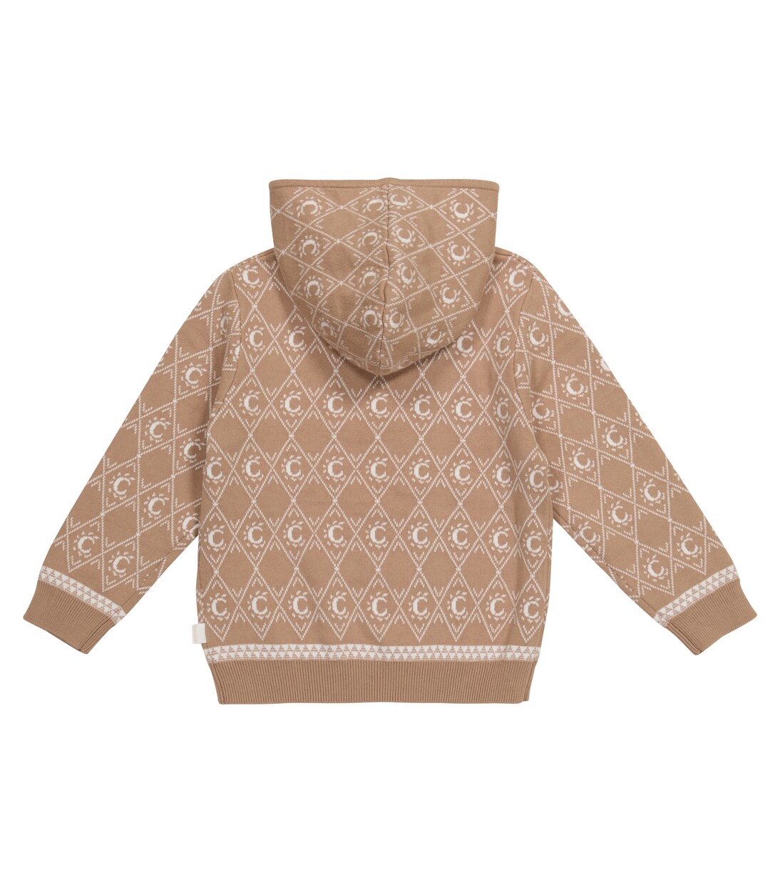 Sweat en laine et coton intarsia | Chloé Kids