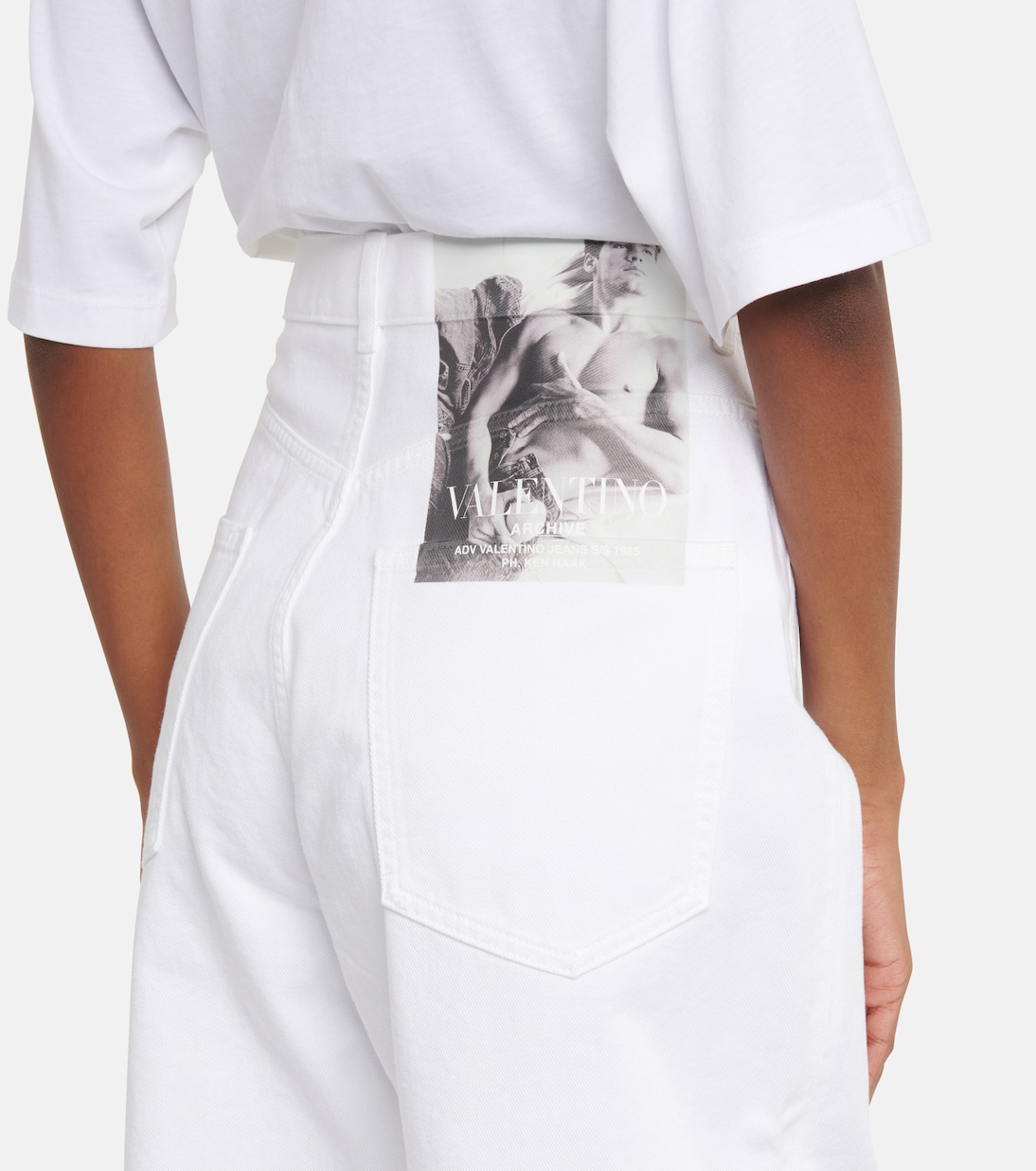 High-Rise Wide-Leg Jeans | Valentino