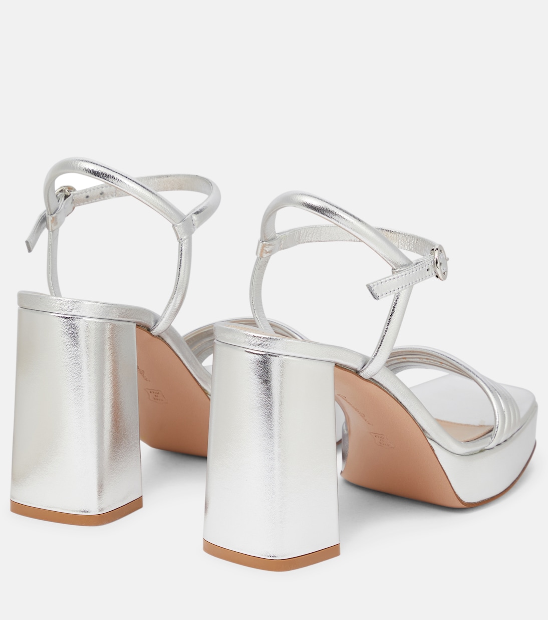 Plateausandalen Lena aus Leder | Gianvito Rossi