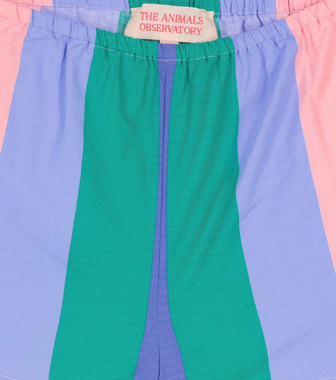 Short Clam rayé en coton | The Animals Observatory