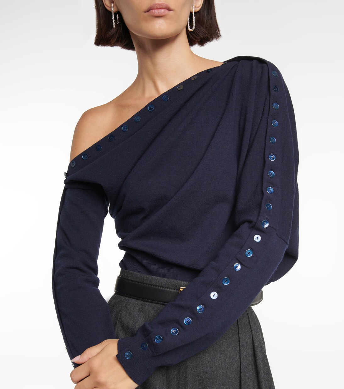 Pull Cragen asymétrique en laine mélangée | Altuzarra