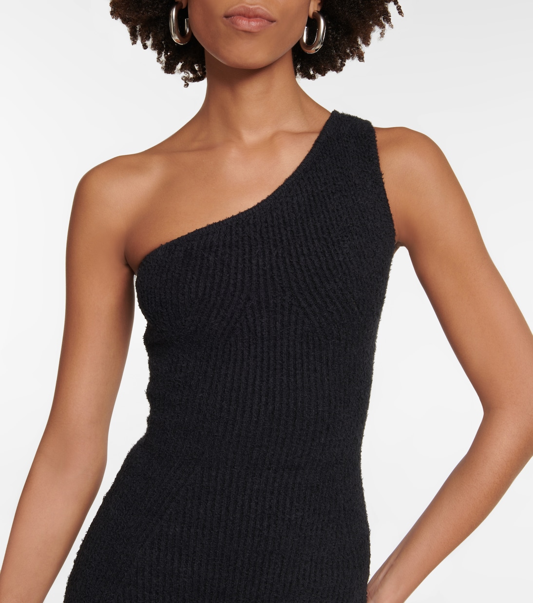 Miniabito in misto cotone a coste | Wardrobe.NYC