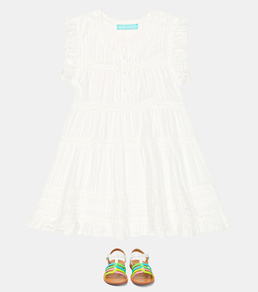 Baby Rebekah cotton dress | Melissa Odabash Kids