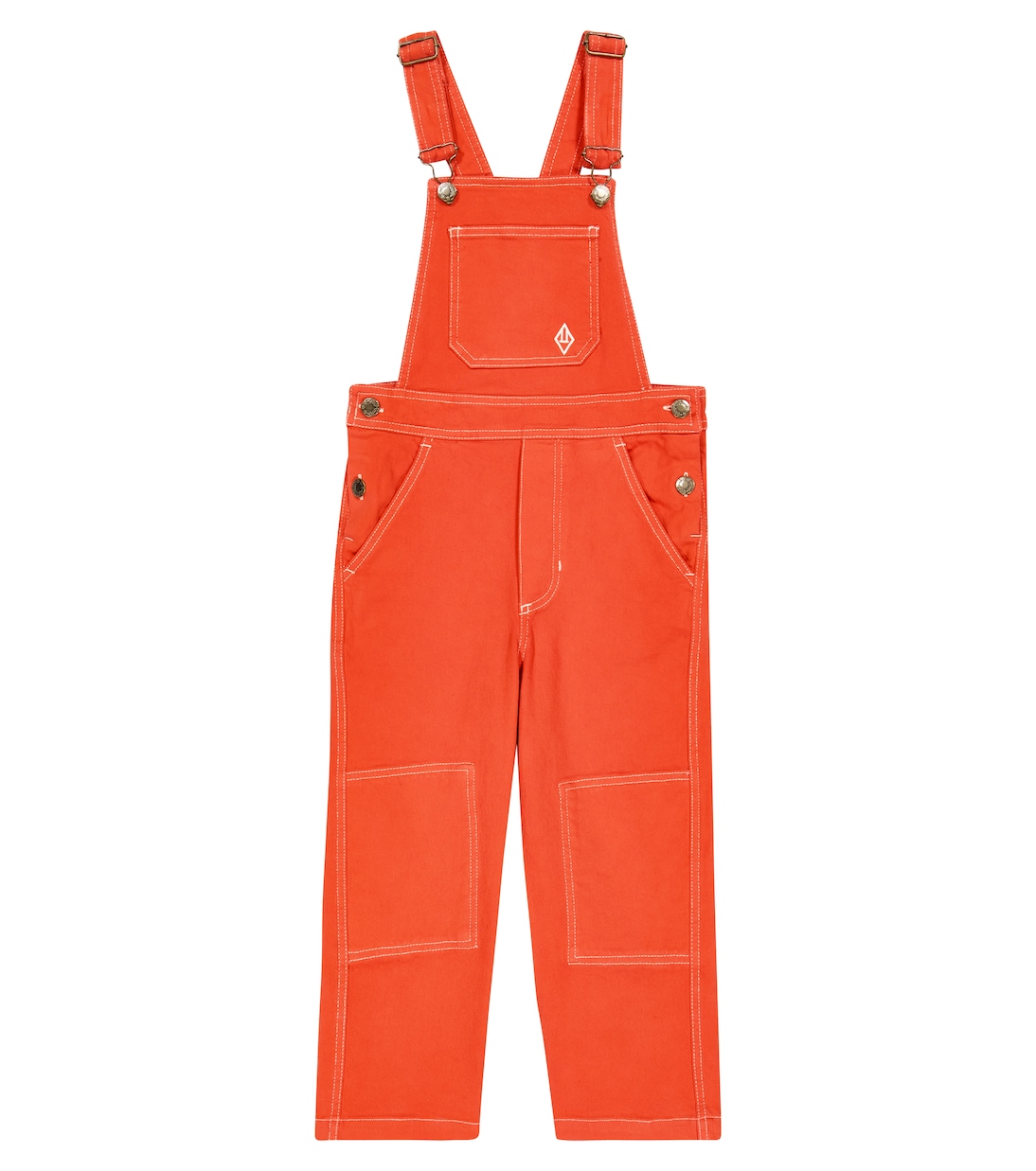 Mule logo denim overalls | The Animals Observatory
