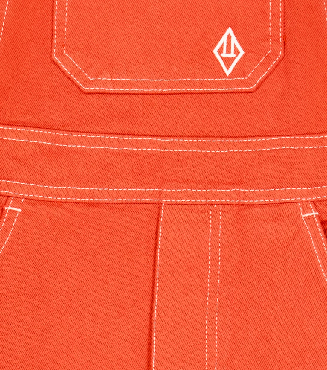 Mule logo denim overalls | The Animals Observatory