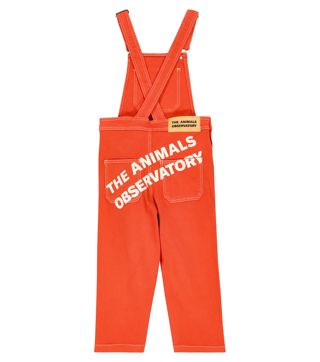 Mule logo denim overalls | The Animals Observatory