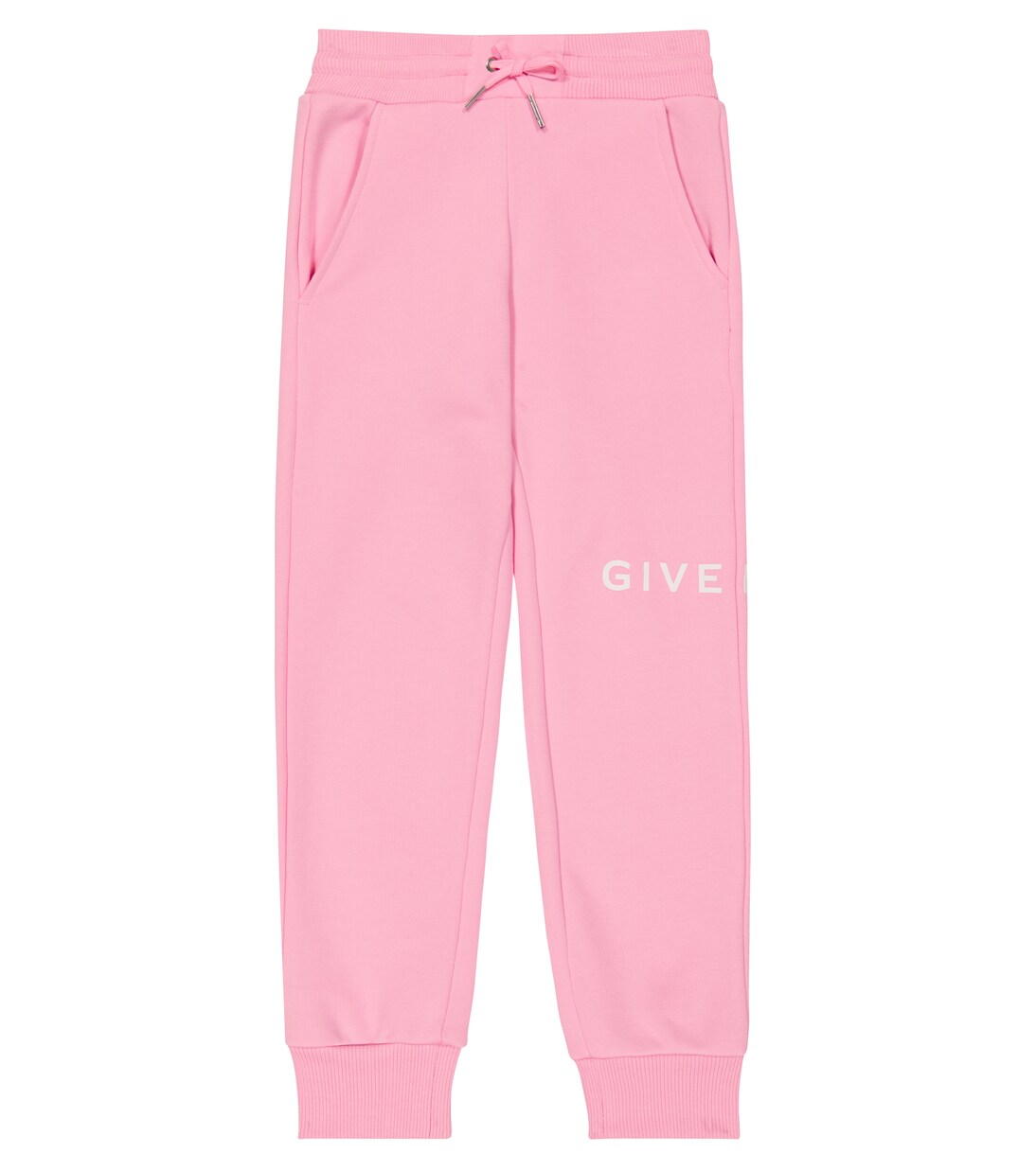 Logo cotton-blend jersey sweatpants | Givenchy Kids