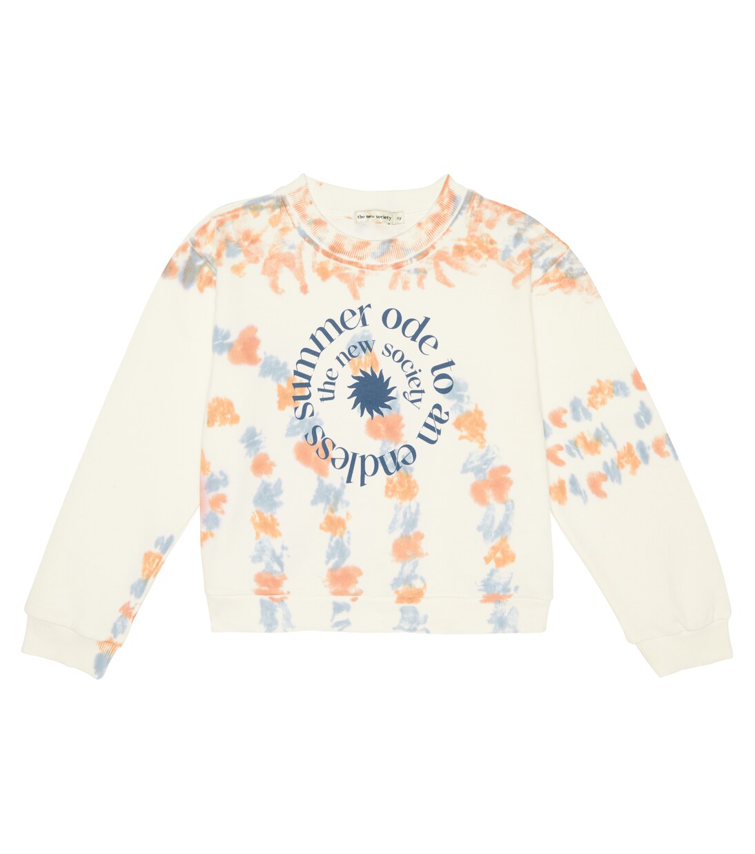 Enrico printed cotton sweatshirt | The New Society