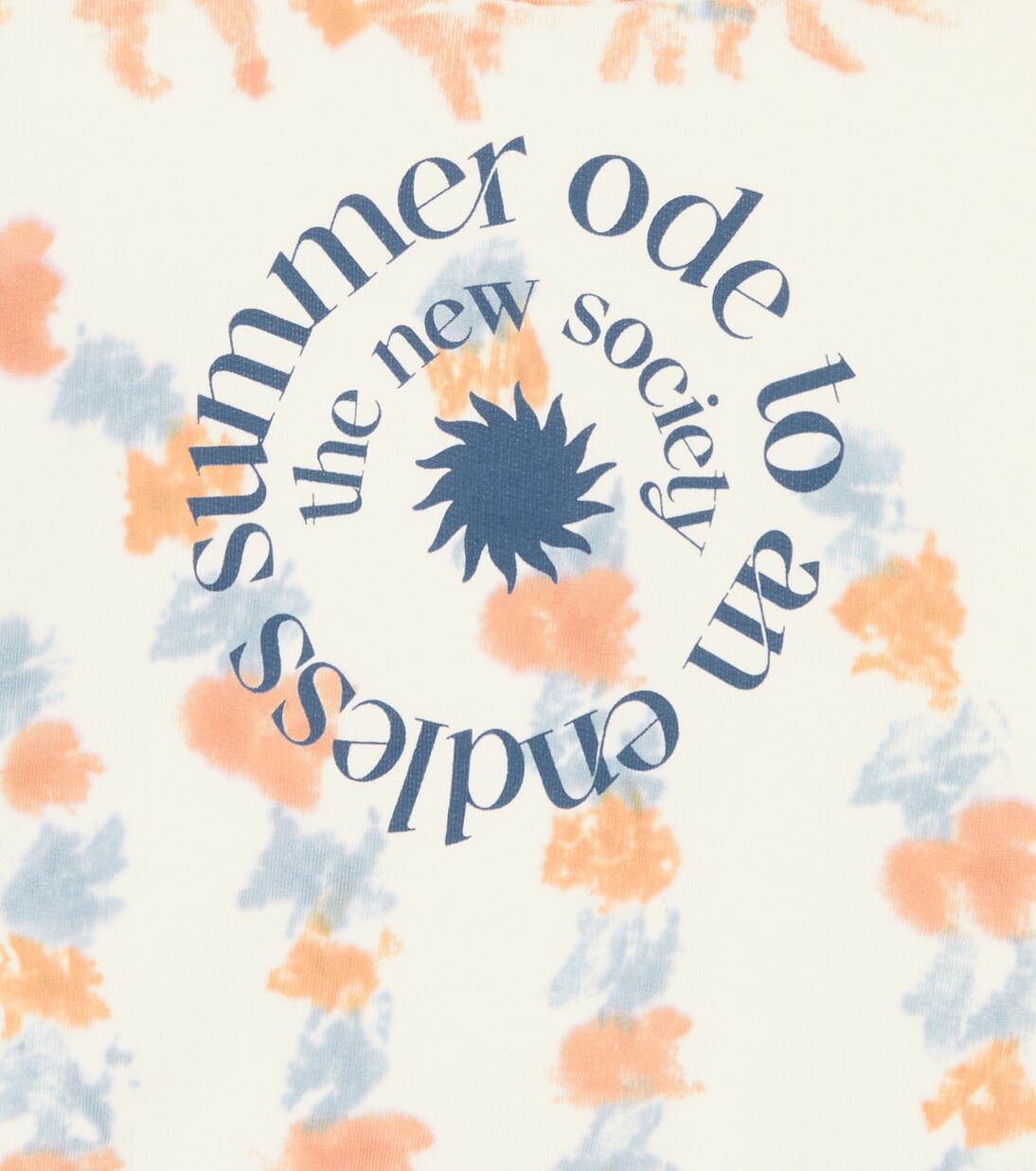 Enrico printed cotton sweatshirt | The New Society