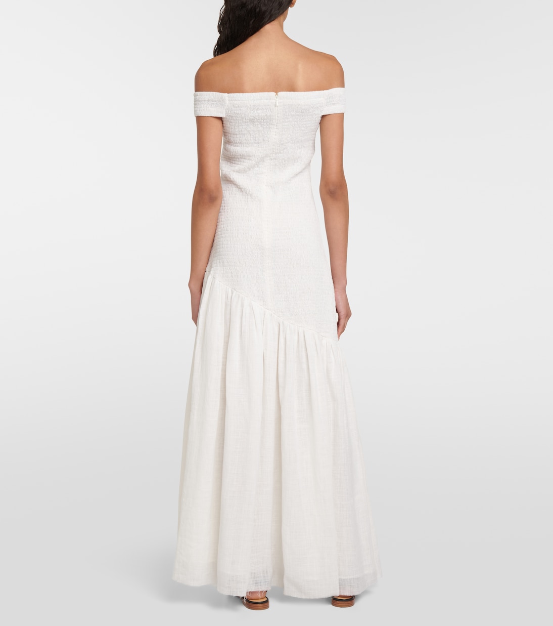 Robe longue Veloso en lin et soie | Gabriela Hearst
