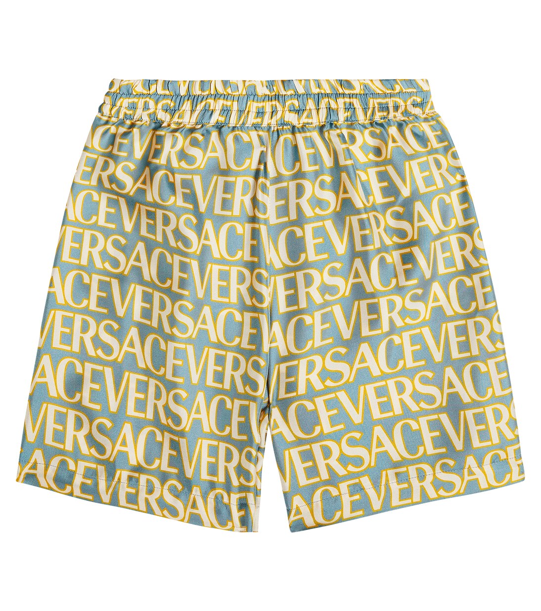 Shorts aus Seiden-Twill | Versace Kids