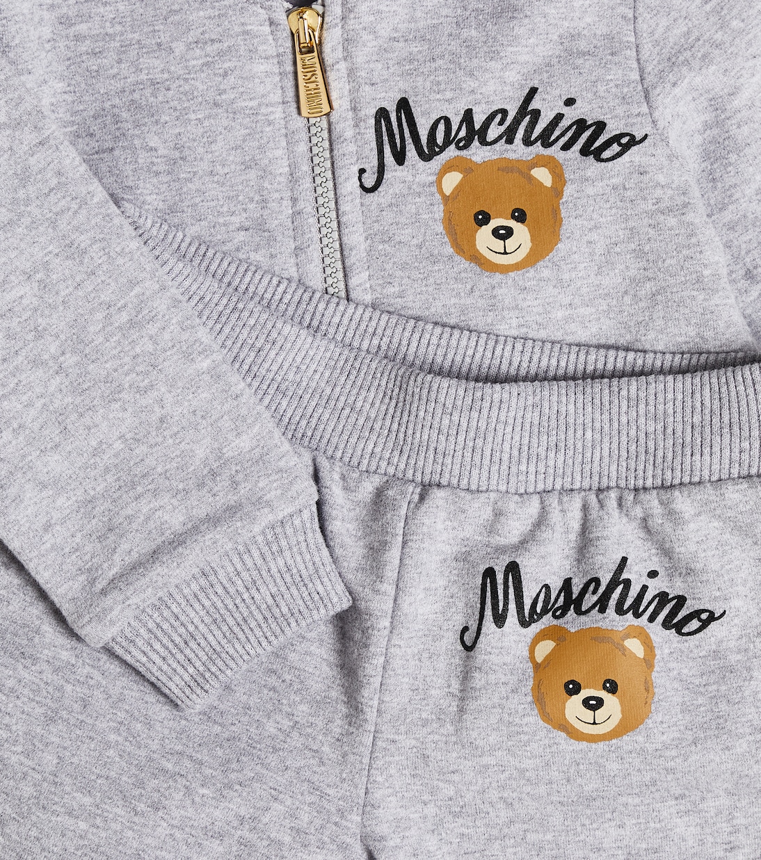 Baby Set aus Kapuzenjacke und Jogginghose | Moschino Kids