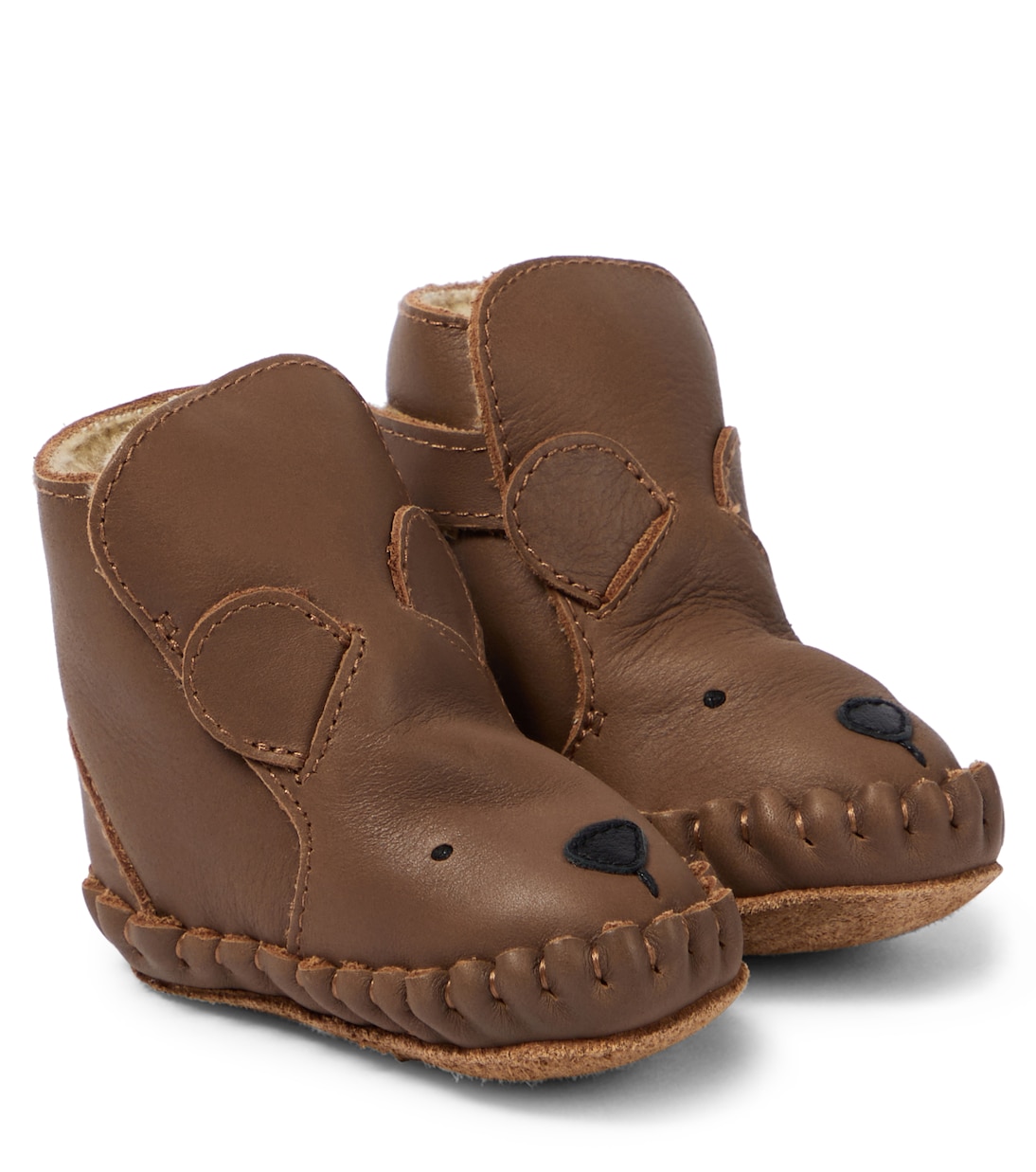 Baby Kapi Bear leather booties | Donsje