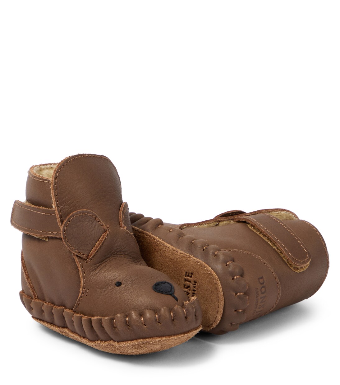 Baby Kapi Bear leather booties | Donsje